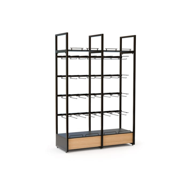 EMPÓRIO STOCK - EXPOSITOR COM GANCHO 1,35 X 0,51 X 2,00