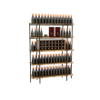 Estante para vinhos com colmeia