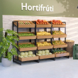 Expositor para hortifruti vertical para frutas