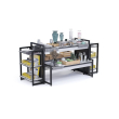 Mesa expositora industrial para loja de utilidades