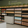 Gôndola comercial para organização de produtos em minimercado