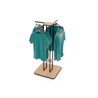 EXPOSITOR CABIDEIRO 4 BRAÇOS - PARA LOJA DE ROUPAS